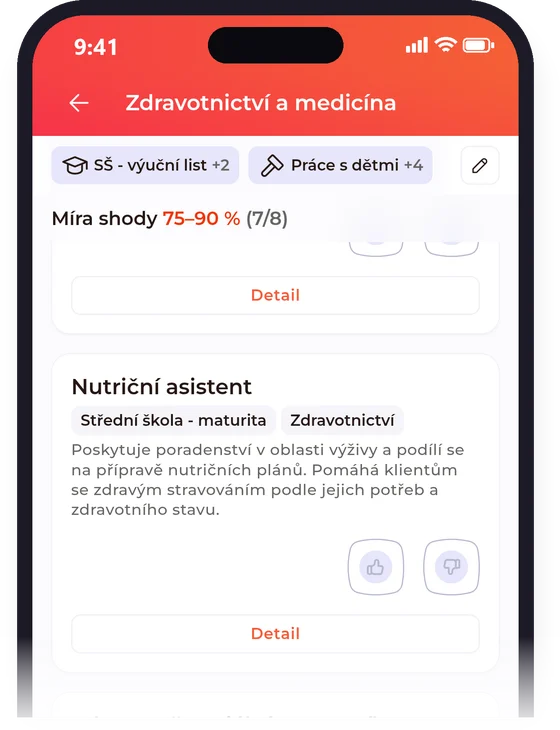 Aplikace Salmondo – Profese, které k dítěti sedí